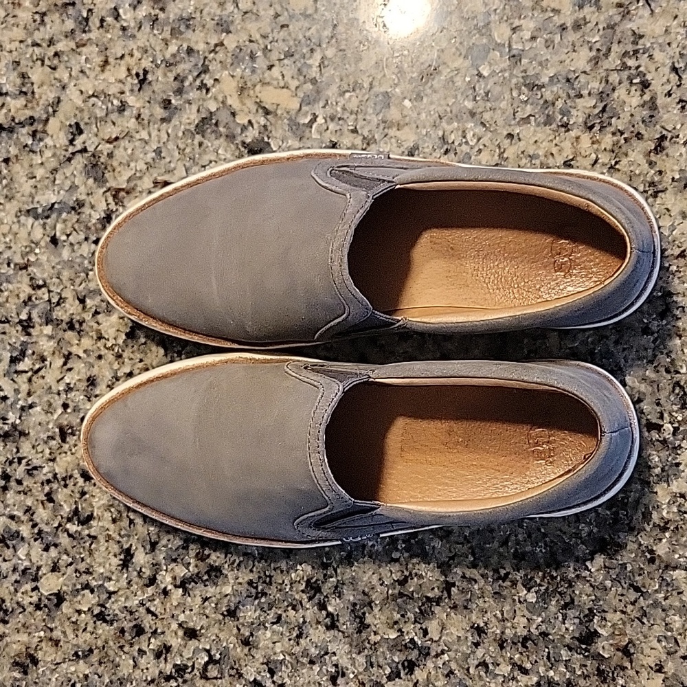 Ugg slip on suede sneakers